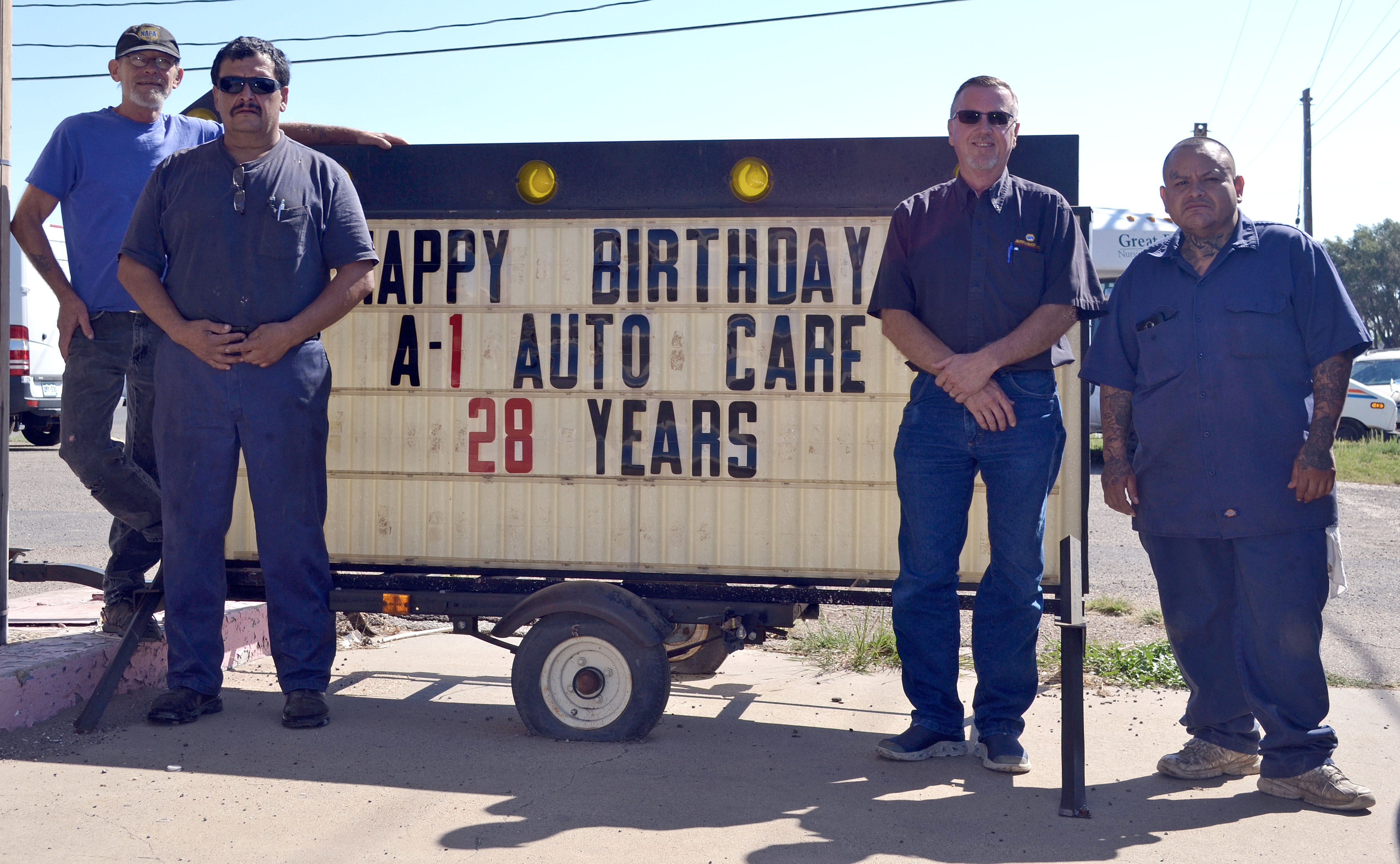 A-1 Auto Care is known for quality service — and its signs