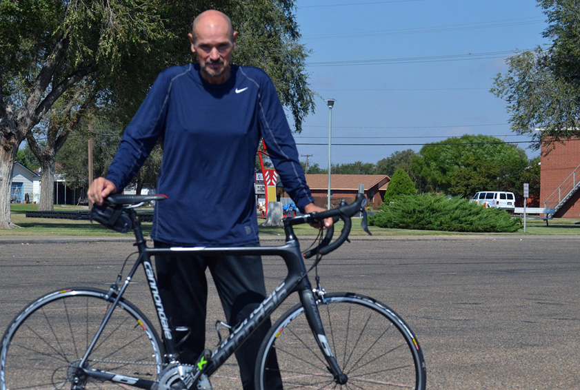 Amarillo man lost 185 pounds, finishes 67-mile bike ride in first place
