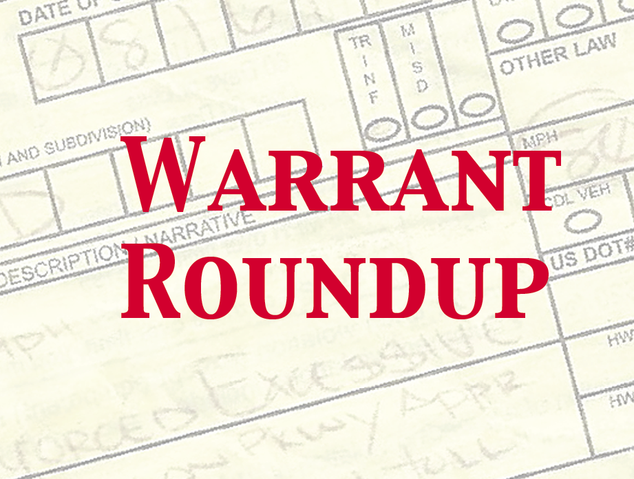 Municipal court releases names on warrant roundup