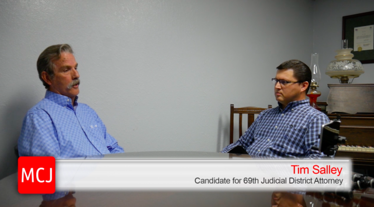 Tim Salley Answers Questions About District Attorney’s Office, Campaign