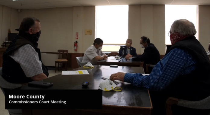 Moore County Commissioners Court Meeting April 21, 2020
