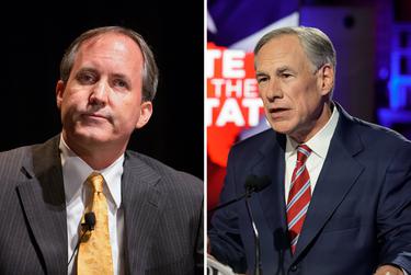 Texas Attorney General Ken Paxton says he won’t support Gov. Greg Abbott for reelection in 2022