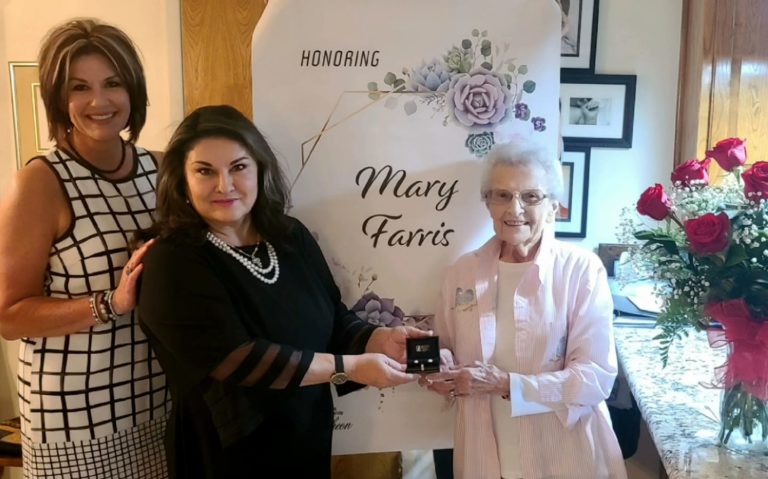 Nurse Mary Farris honored at Luncheon